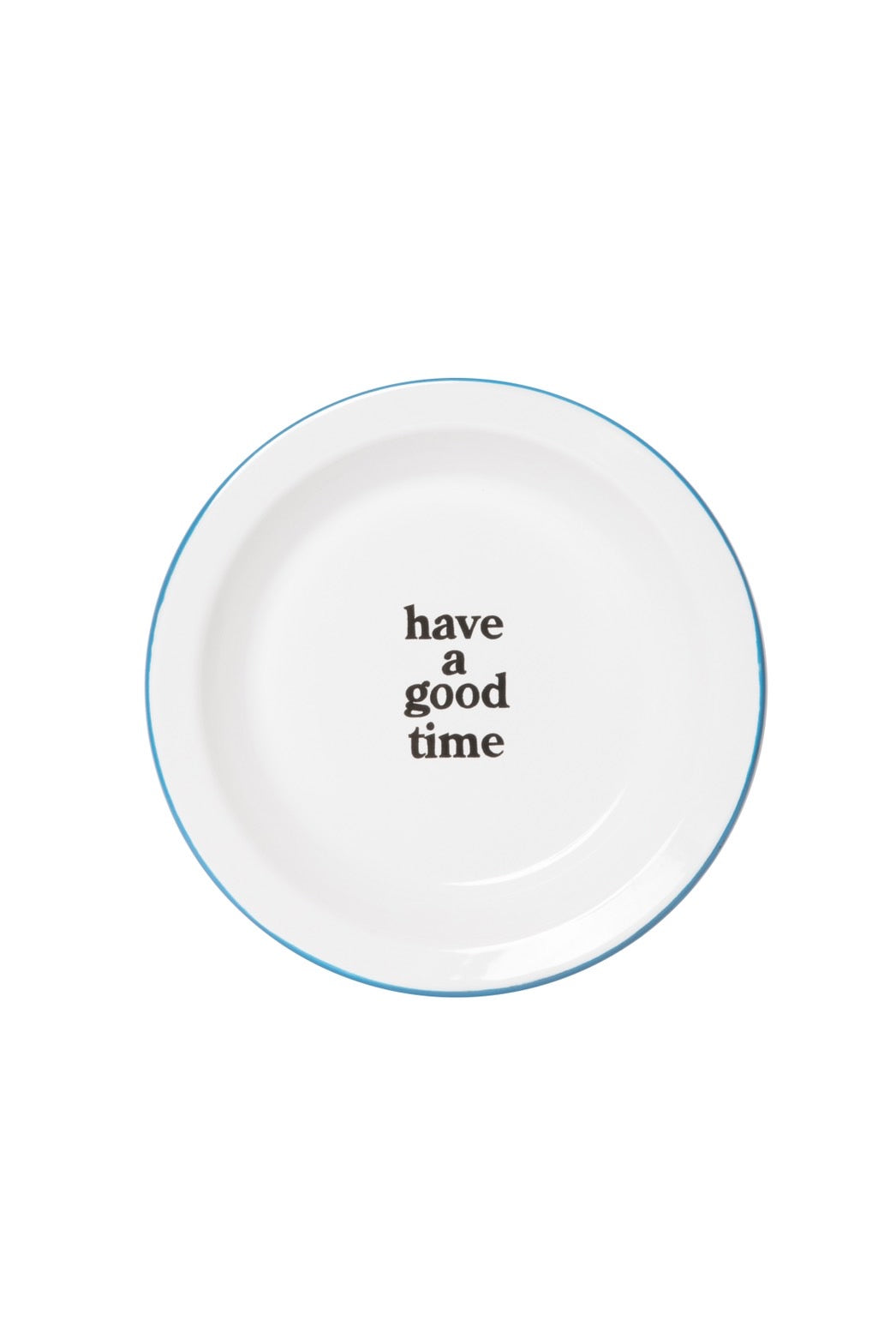 LOGO ENAMEL PLATE SET BLUE