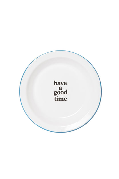 LOGO ENAMEL PLATE SET BLUE