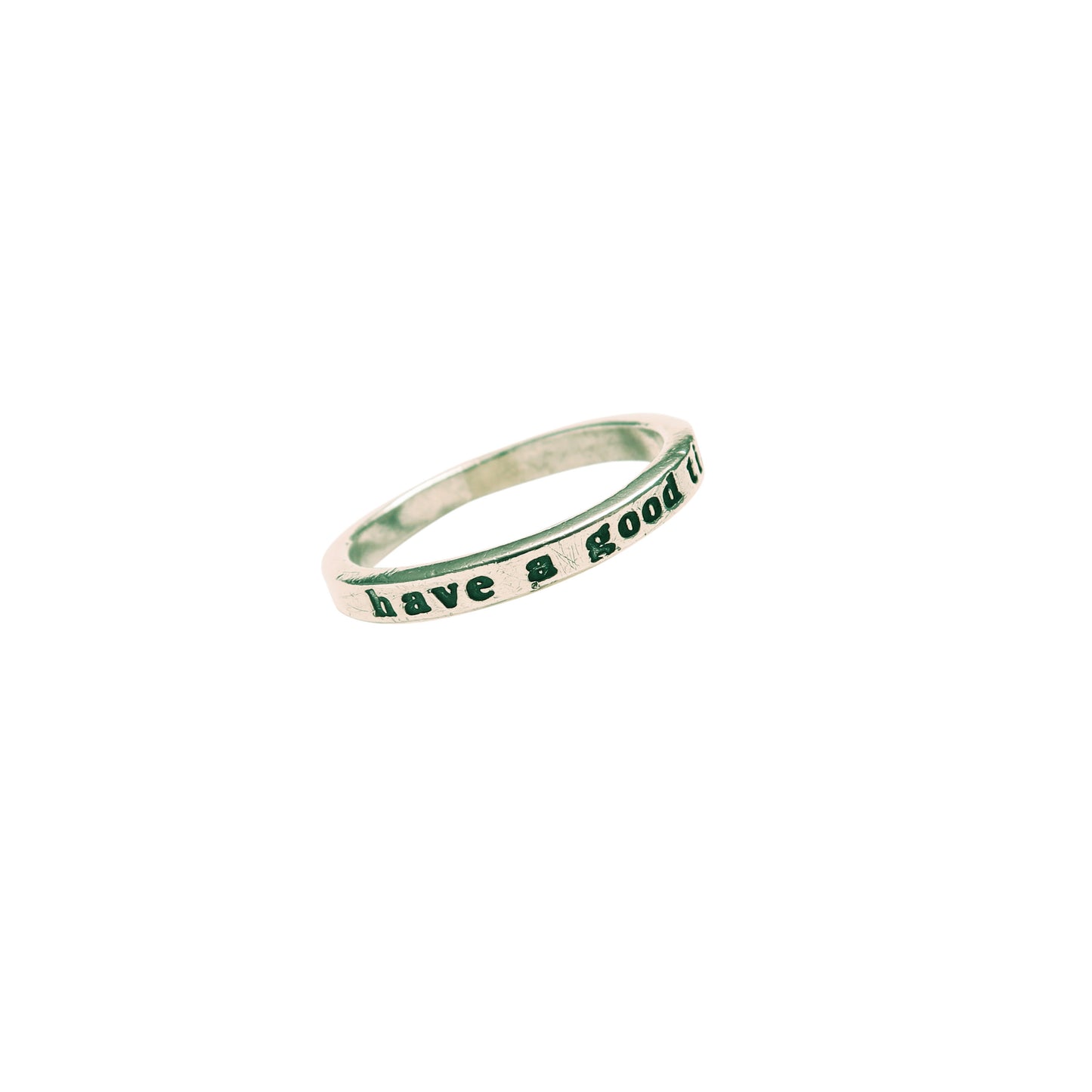 HAGT LOGO RING SILVER